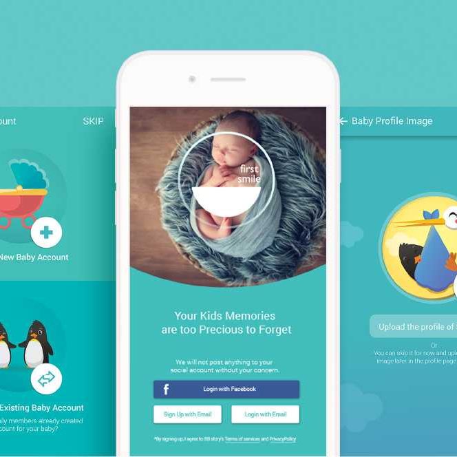 branding, first smile, uiux, mobile app