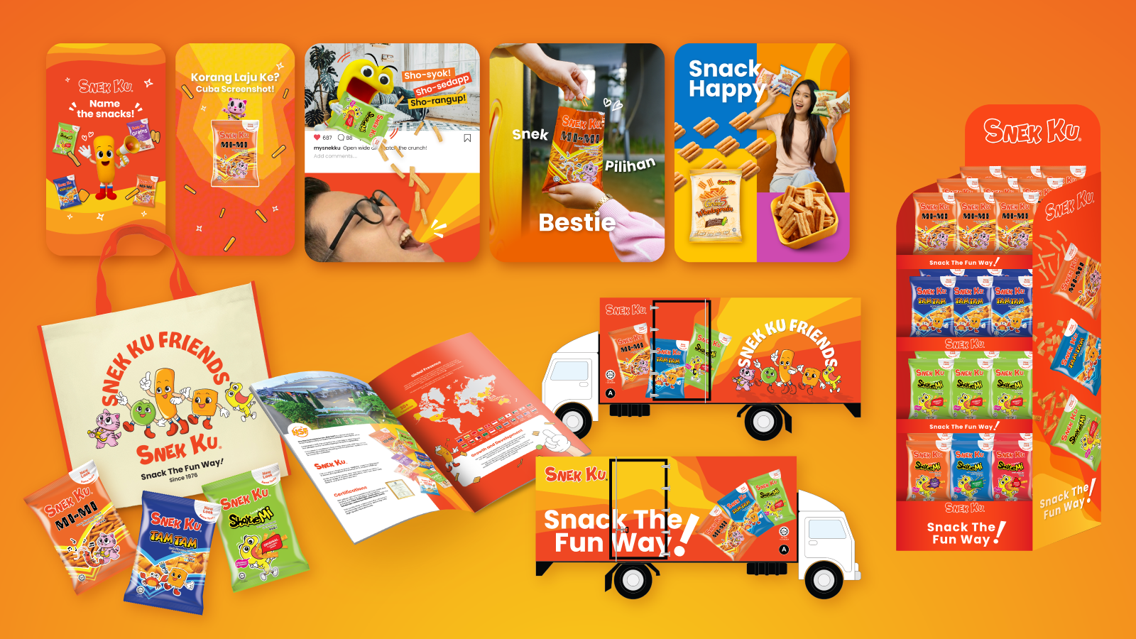 Snek Ku FMCG branding